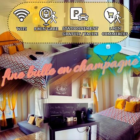 Épernay Fine Bulle En Champagne - 1 Chambre - Terrasse מראה חיצוני תמונה